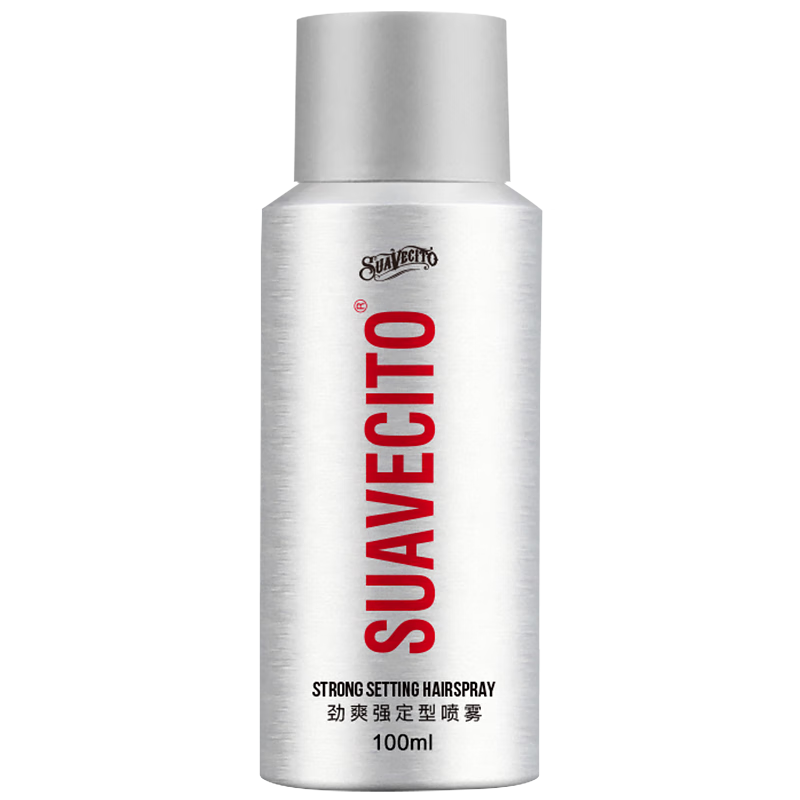 SUAVECITO骷髏頭發(fā)膠旅行裝小瓶定型噴霧男干膠可托運(yùn)上飛機(jī)保濕清香啫喱水 旅行裝發(fā)膠100ml