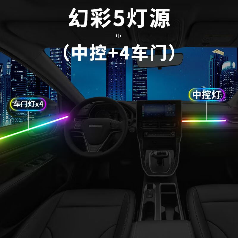 挂必天汽车氛围灯哈弗m6plus氛围灯改装件汽车用品专用内饰车内装