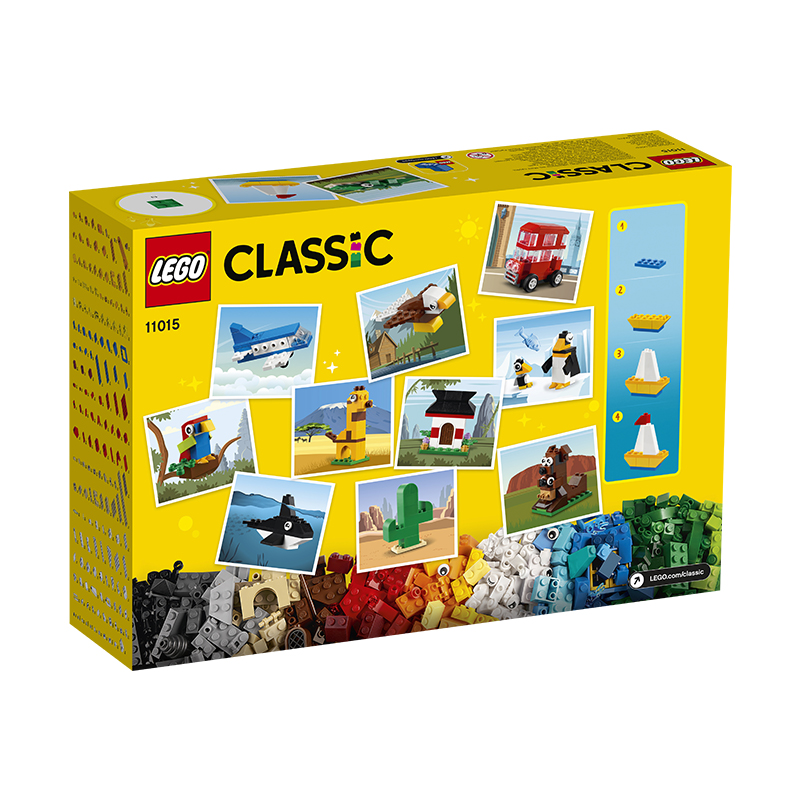 lego乐高11015环球动物大集合经典创意系列 男孩益智拼装积木玩具
