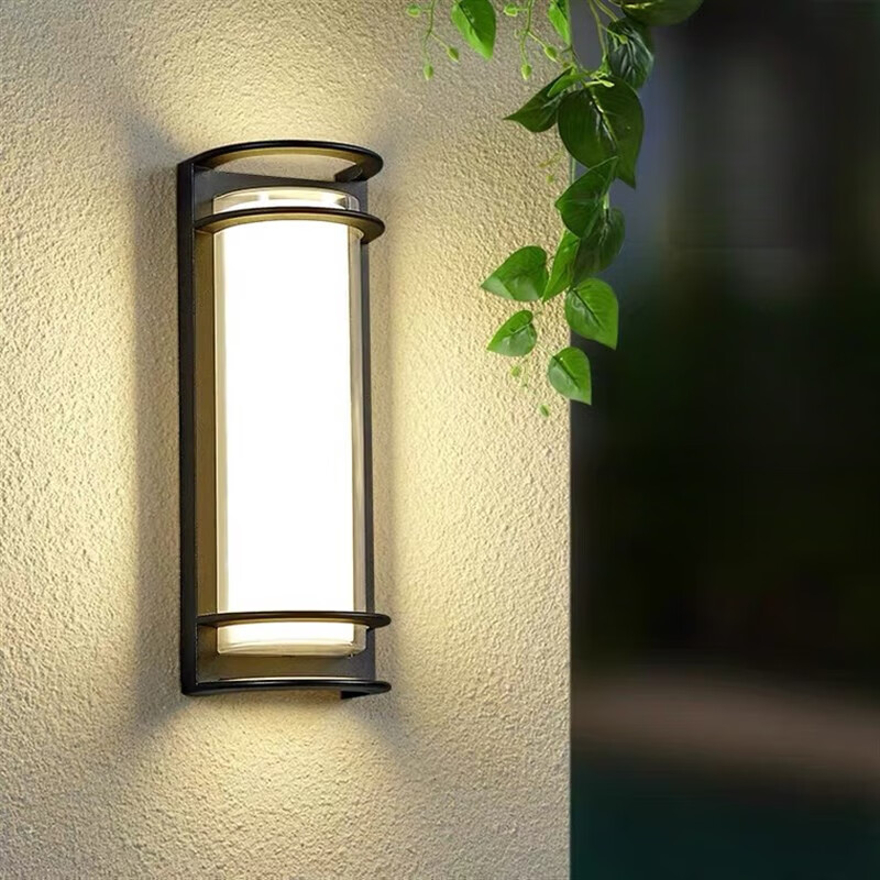 叽哩哇啦户外防水入户门头灯别墅围墙大门庭院过道楼梯家用球场投光灯