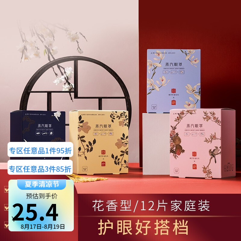 MINISO故宫宫廷蒸汽眼罩价格走势与销量趋势分析及推荐
