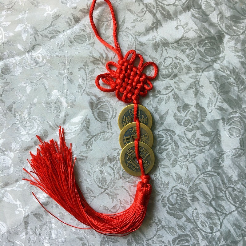 妙如意 铜五帝钱挂件三帝钱五帝铜钱钱六帝钱八帝钱大门门槛古币铜钱