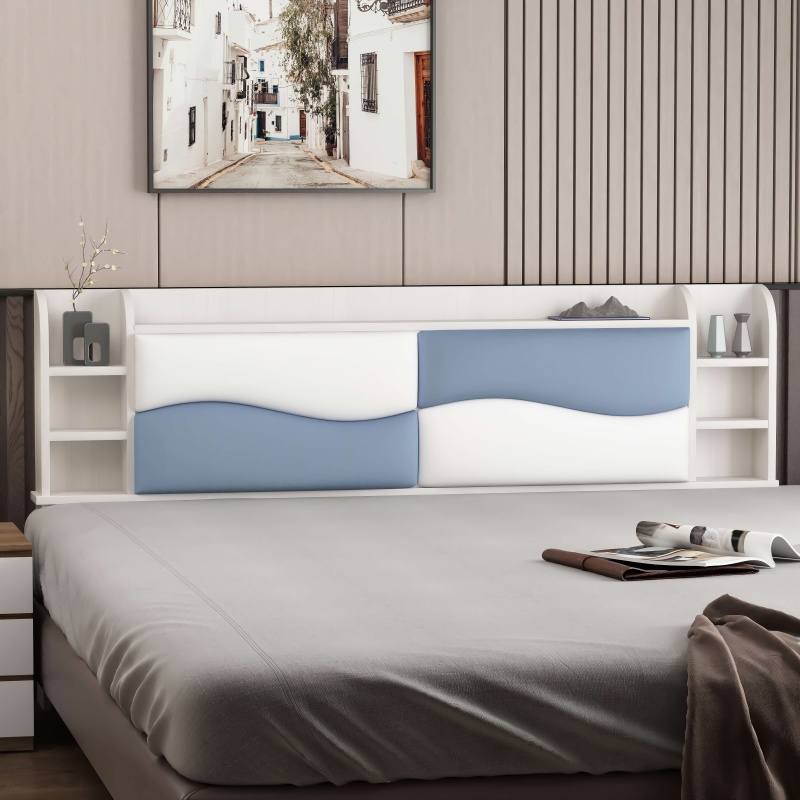 8*2.0床 床垫 床头柜*2