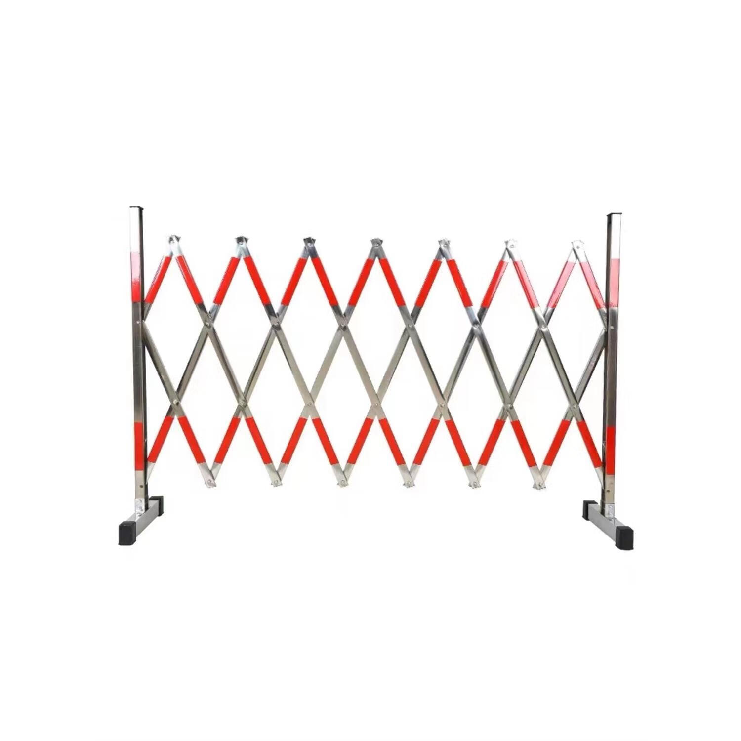 不锈钢移动伸缩围栏工厂安防护栏幼儿园推拉叠栅栏车间隔离栏 1.