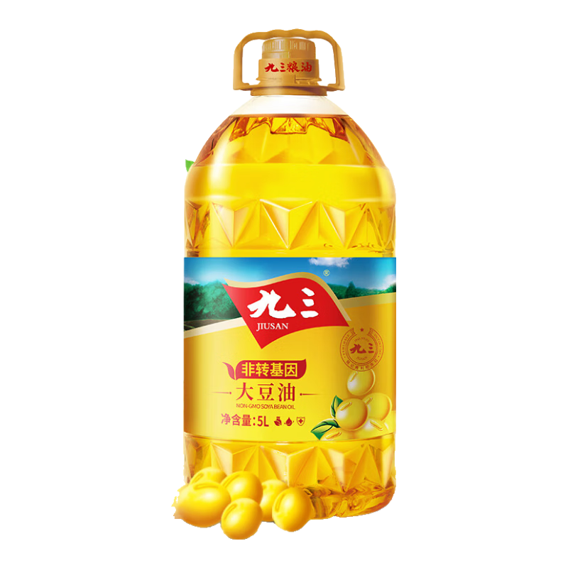 九三 非轉(zhuǎn)基因 大豆油 一級 5L