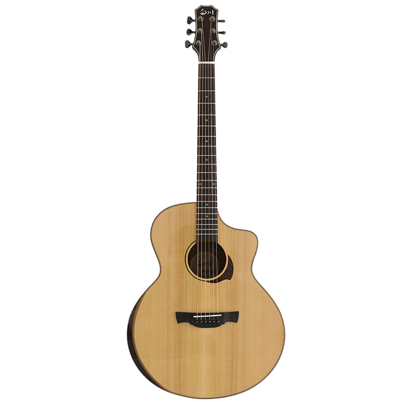 古娜拉纱白川001面单男女生初学演奏云杉木民谣木吉他 原木色 36英寸