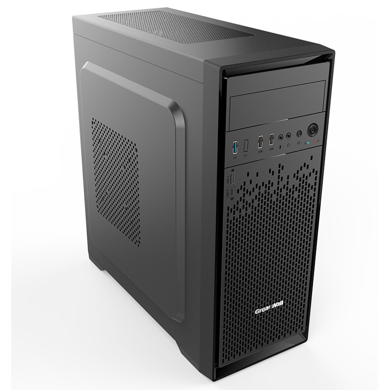 长城（Great Wall）商逸R50 高效散热商务电脑机箱（ATX主板/120水冷/5风扇位/背部走线/电源下置/光驱位）