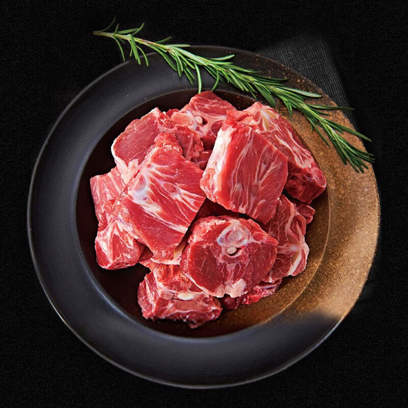 穆德清真食品生鲜羊肉新鲜现杀原切0添加灵芝羊 羊蝎子 灵芝羊蝎子1kg*2