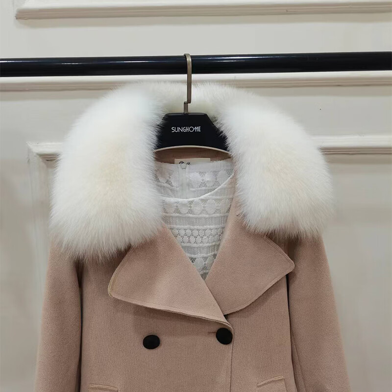 xierwei毛领子真毛狐狸毛领单卖大衣方领衣领配件单买貉子毛围脖围巾