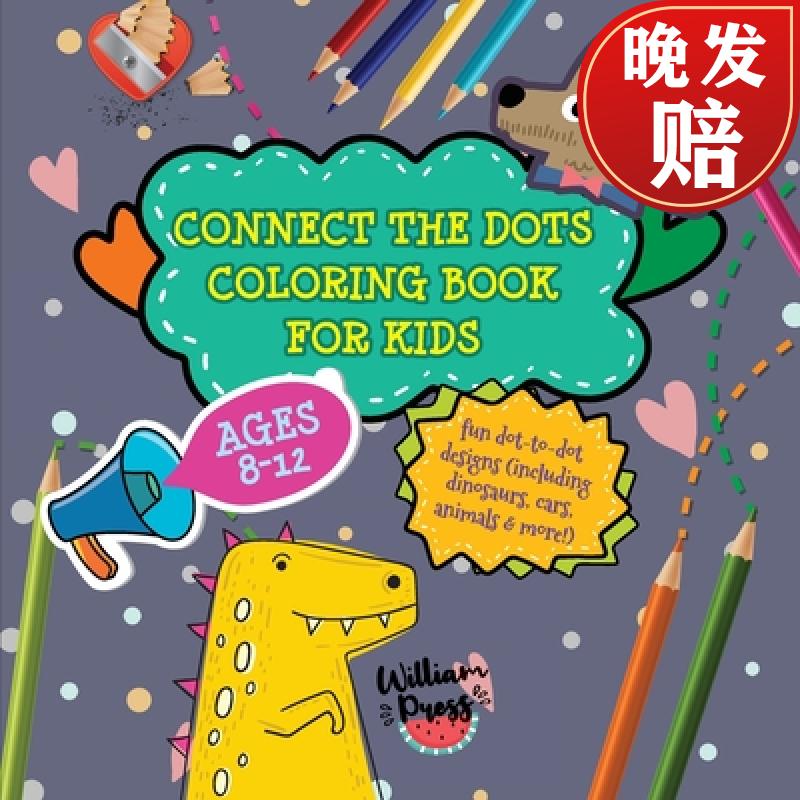 for kids ages 8-12: fun dot-to-dot designs (including dinosaurs