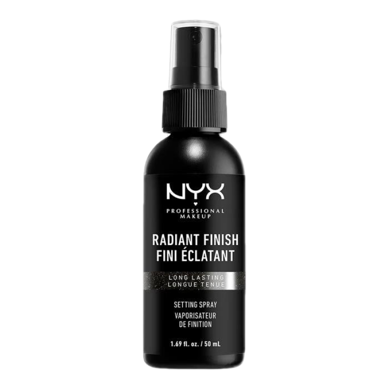 NYX持久定妝噴霧便攜款自然清爽敷貼妝容含微珍珠提亮 快速成膜 50ml aspic