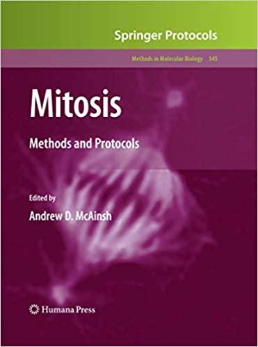 预订Mitosis: Methods and Protocols