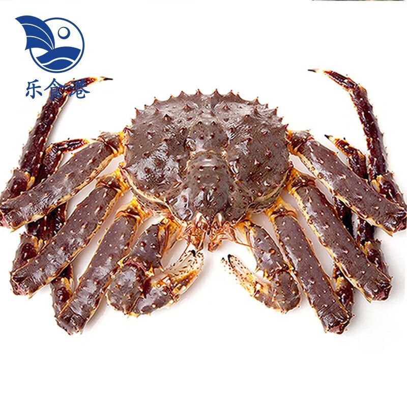 【活鲜】乐食港 鲜活帝王蟹进口3.6-4斤/1只大螃蟹海鲜水产（部分城市可同城小时达）