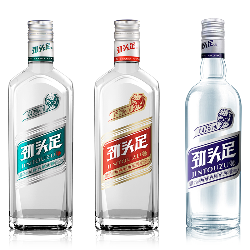 【酒厂直发】劲牌酒类旗舰店  劲头足 500ml 组合装3瓶 白酒 毛铺