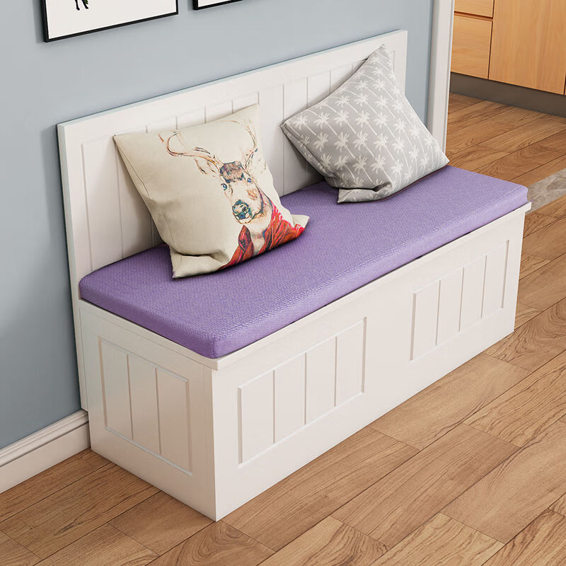 艾鹰 简约实木卡座沙发储物餐桌家用小户型餐厅转角靠墙储物卡座定制