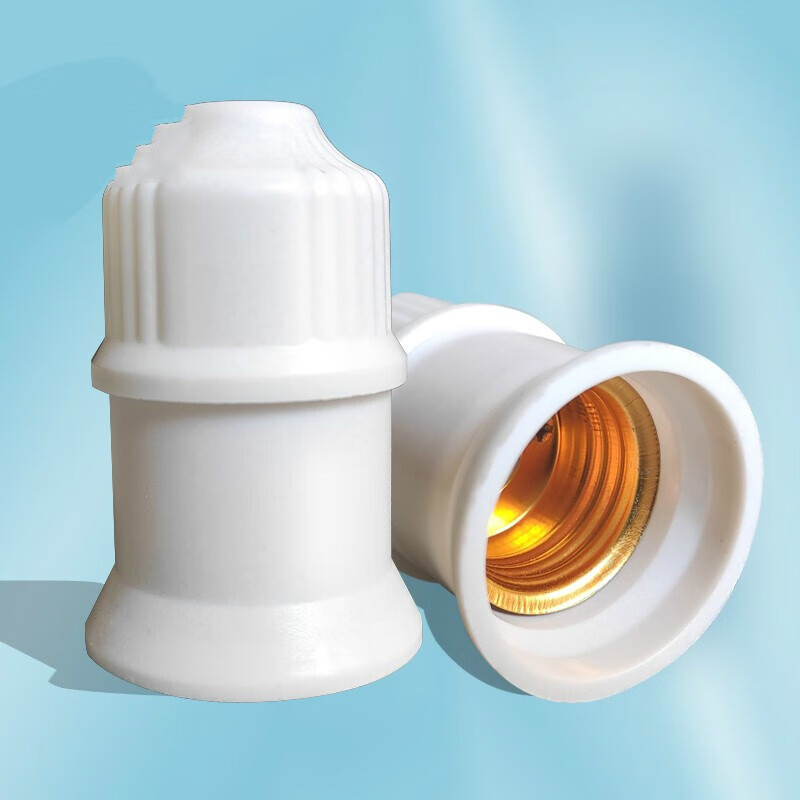 适配宾馆家庭通用酒店e27罗口螺纹螺旋螺口明装高质加厚led灯泡头 e27