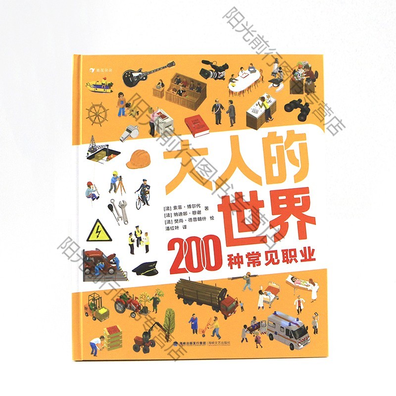 s正版现货 大人的世界 200种常见职业 20张超真实大幅全景图 200种