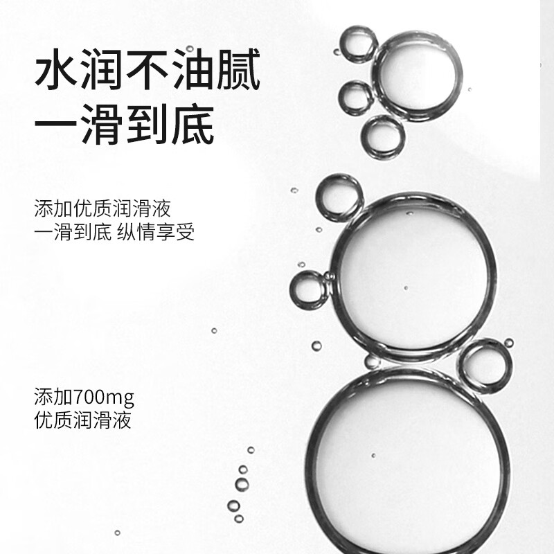 中川黑润001超薄隐形避孕套0.01裸入感安全套男专用持久延时情趣计生用品 中川黑润001 超薄款(10只装)