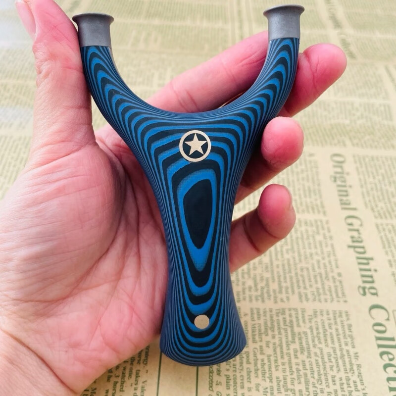 g10飞虎/撑头可拆户外高精准圆头弹弓 红色 3副皮筋 6免绑圈 10七彩圈