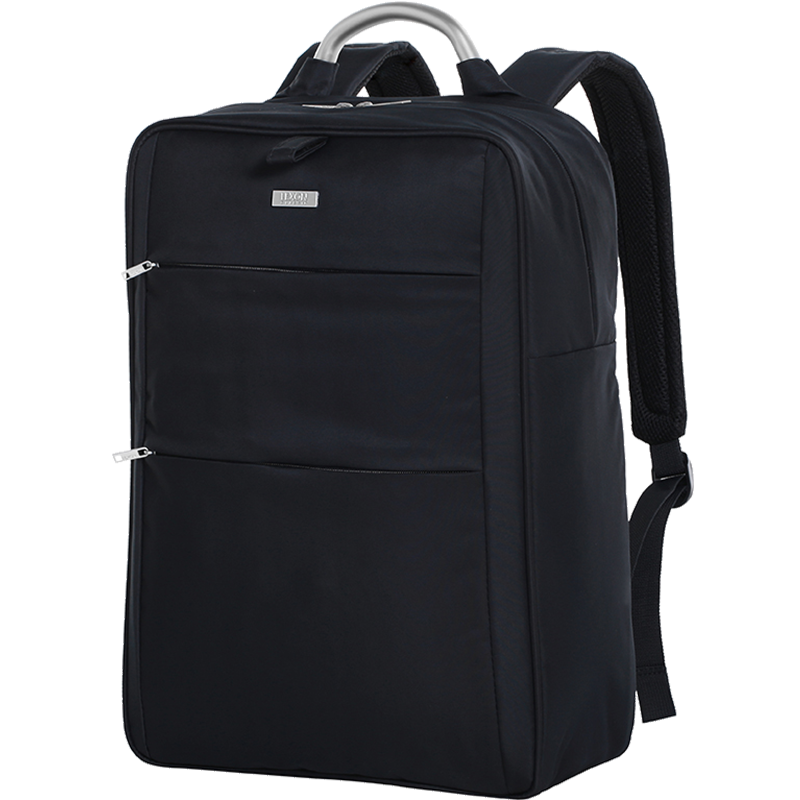 法国乐上LEXON商务电脑包17.3英寸休闲双肩包 防泼水15.6英寸苹果笔记本背包男士时尚书包 1054蓝黑色