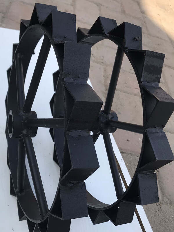 穆淳傲田园管理机行走铁轮开沟培土机专用窄铁轮走沟底的轮子一对 23