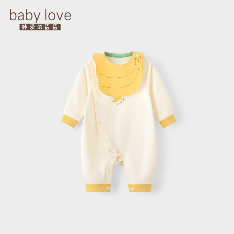 娃爱的蓓蓓（babylove）婴儿连体衣纯棉春秋季长袖宝宝哈衣爬服新生儿衣服可爱秋装 蕉个朋友 80cm属于什么档次？