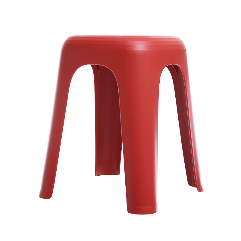 禧天龙(Citylong)塑料凳子家用加厚防滑耐磨家用餐椅 休闲板凳 大号换鞋凳子故宫红一个装D-2124