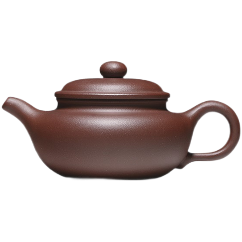 倒把西施 宜兴紫砂壶 名家纯全手工家用泡茶壶 功夫茶具套装 大容量仿古壶 老紫泥.仿古壶(200cc)