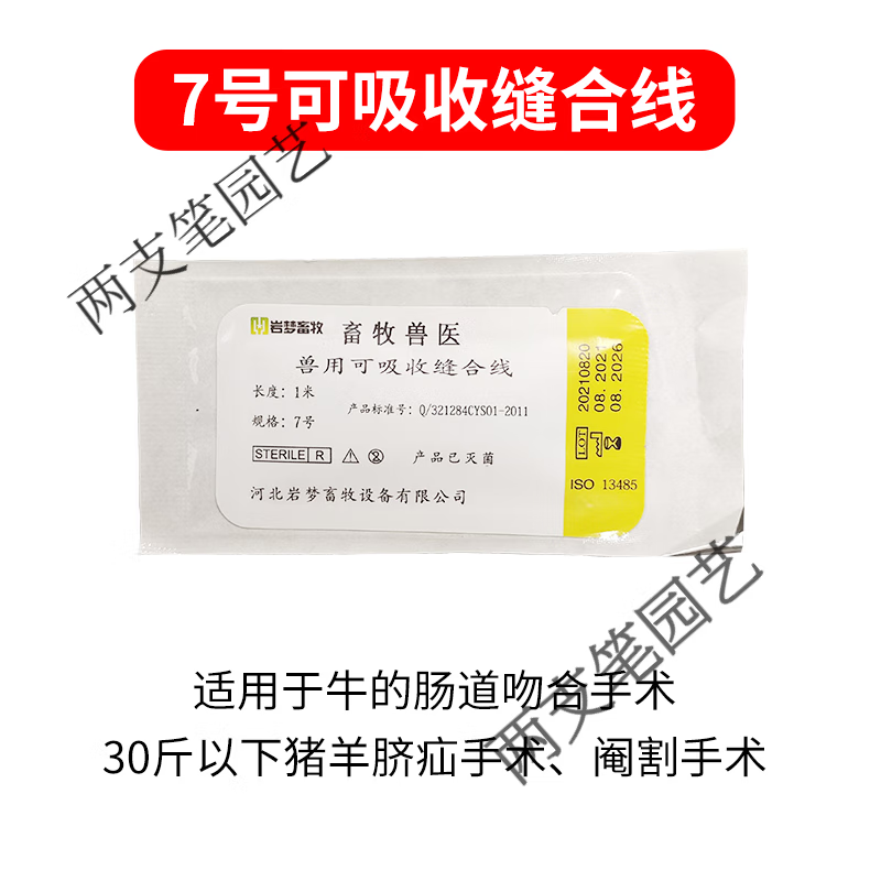 奔新农benxinnong可吸收缝合线外科猪牛用手术线宠物动物缝合针线 7