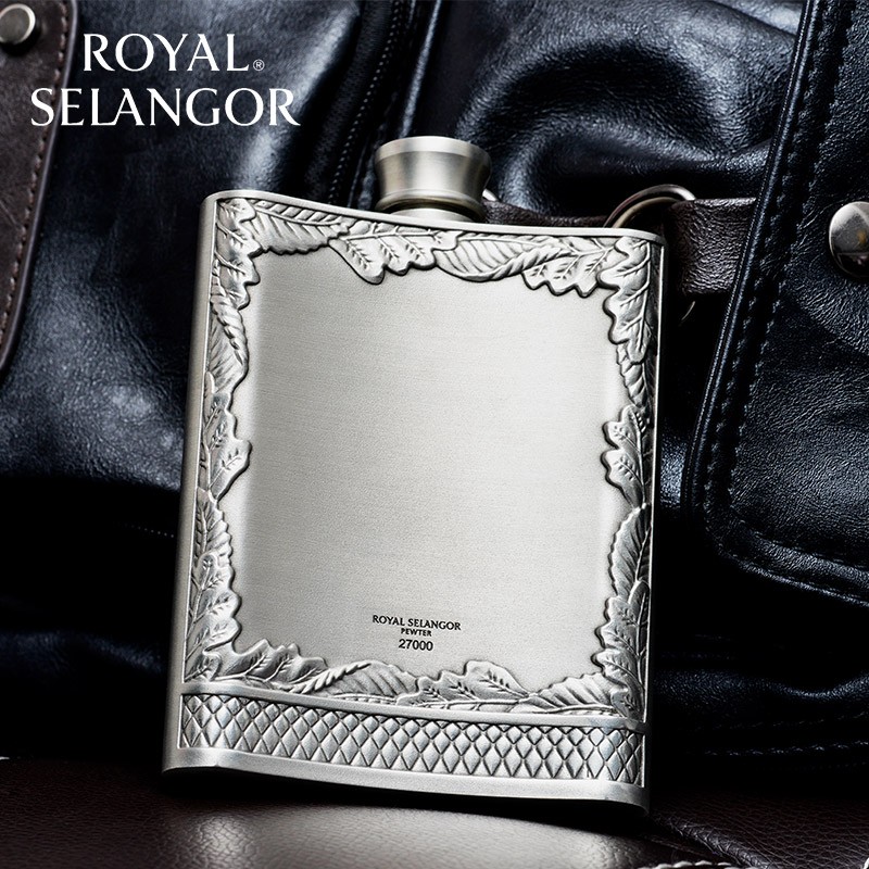 皇家雪兰莪雄鹿随身小酒壶 手工锡制酒壶 工艺礼品礼物 雄鹿随身小酒壶