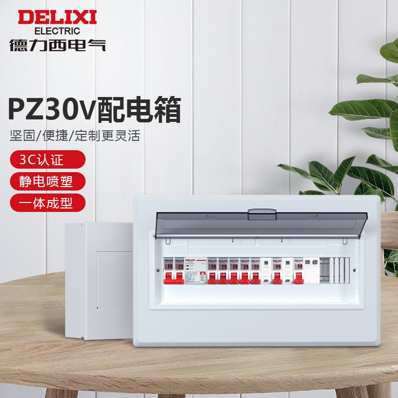 德力西电气配电箱 pz30v室内照明强电箱明暗强电布线箱空开箱断路器箱