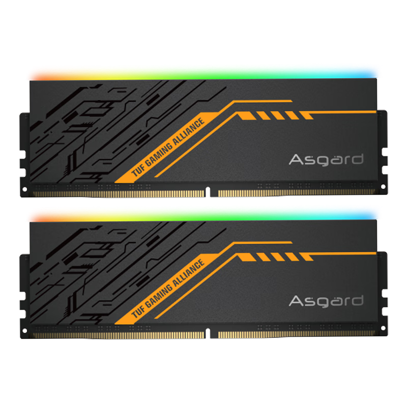 Asgard 阿斯加特 32GB(16Gx2)套装 DDR5 6800 台式机内存条 TUF RGB灯条 海力士A-die CL34