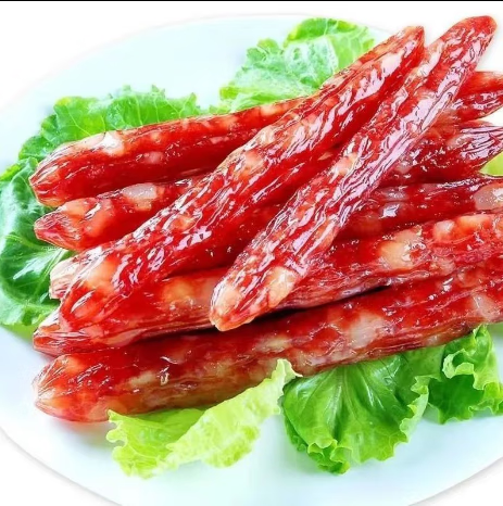 得人如魚(derenruyu)正宗广味腊肠500g广式广味香肠腊味麻辣腊肠腊肉