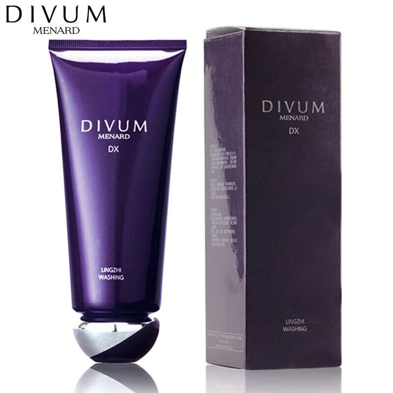 dx灵芝精华洗颜霜补水清洁泡沫丰富洗面奶洁面乳 美伊娜多灵芝洗颜霜