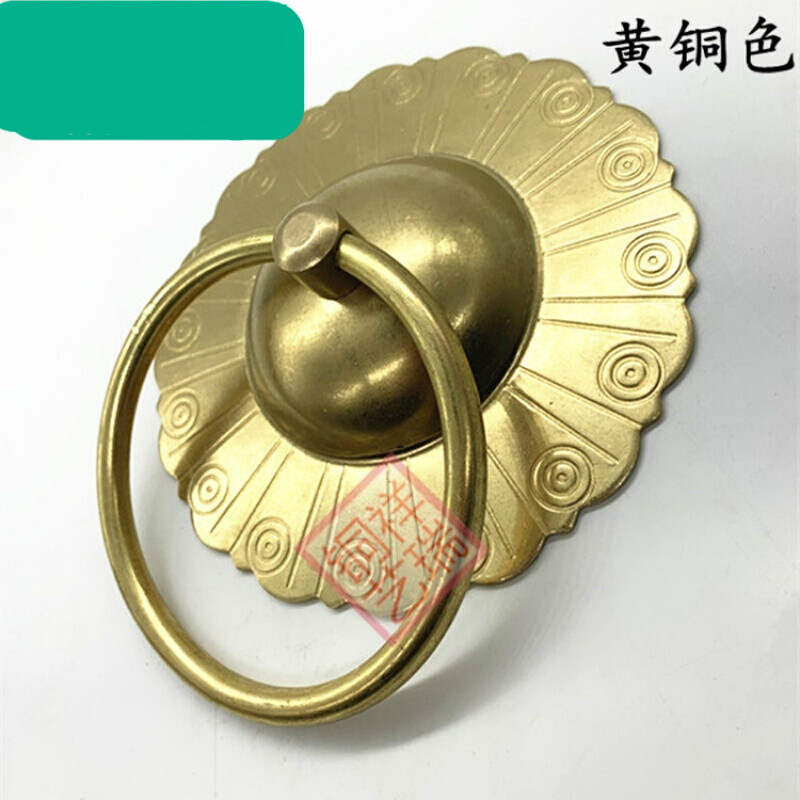 定制青古铜木门拉手中式大门拉手仿古铁门把手老式门门环装饰拉环拉手