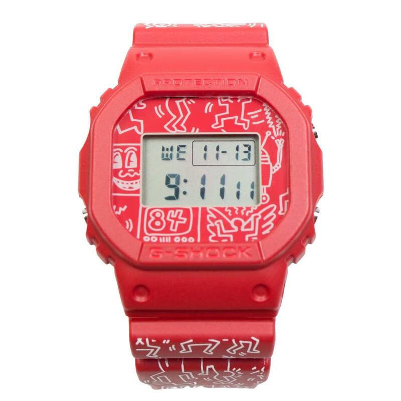 卡西欧casio watches x keith联名款石英腕表运动休闲防水防震手表