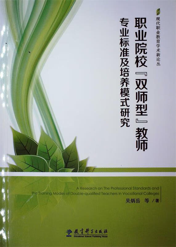 现代职业教育学术新论丛 职业院校"双师型"教师专业标准及培养模式