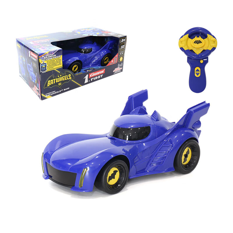 Carrera卡雷拉聯(lián)名蝙蝠俠戰車(chē)聲光遙控車(chē)RC男孩充電動(dòng)汽車(chē)兒童節賽車(chē)玩具 23cm蝙蝠俠戰車(chē)（附帶人偶）