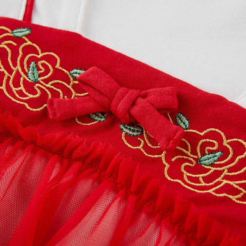 英氏（YEEHOO）英氏（YEEHOO）【商场同款】儿童哈衣初生婴儿连身衣爬行 英氏白YZJNJ32003A 90cm