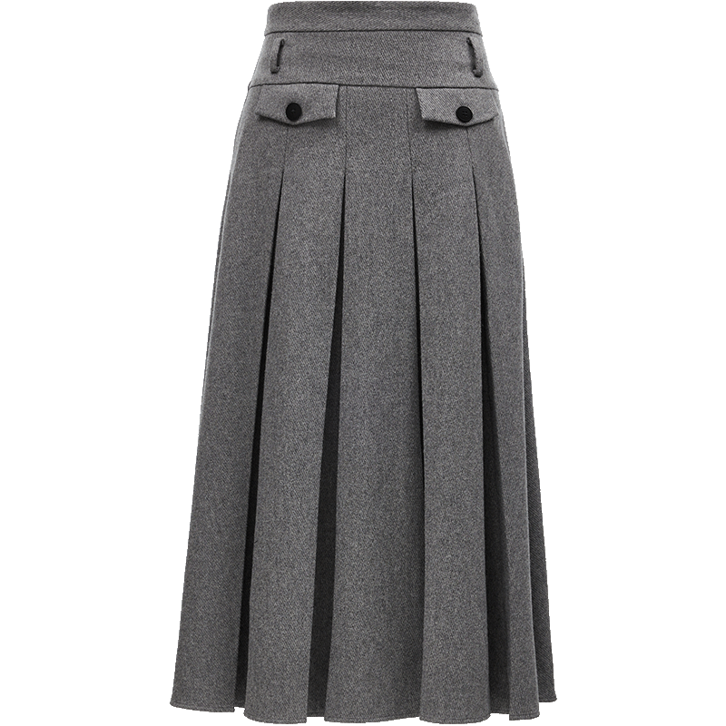 VEROMODA����ȹ�¿����ݺ���ë����ȹѧԺ��325116025 ����ʯ��ɫ�ӻ�ɫ 170/72A/L305.35Ԫ