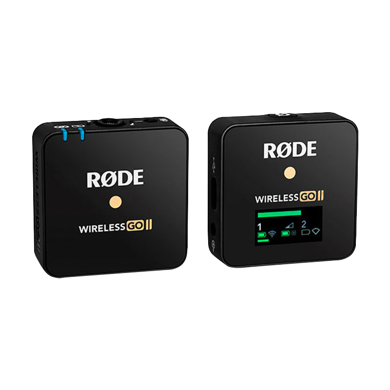 RODE 罗德WirelessGO II Single 无线麦克风一拖一直播录音采访视频VLOG相机手机收音话筒（标配）100038350884