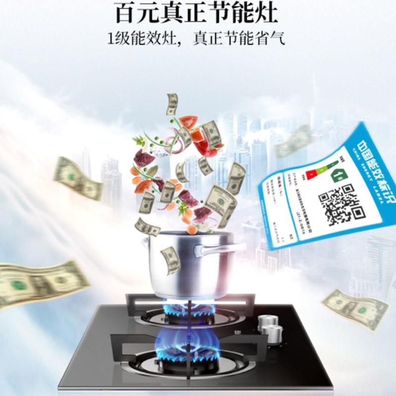 苏泊尔(SUPOR) 燃气灶双灶家用 天然气灶双灶具4.2KW旋火燃烧 嵌入式台式两用 黑晶面板钢化玻璃 DB19天然气