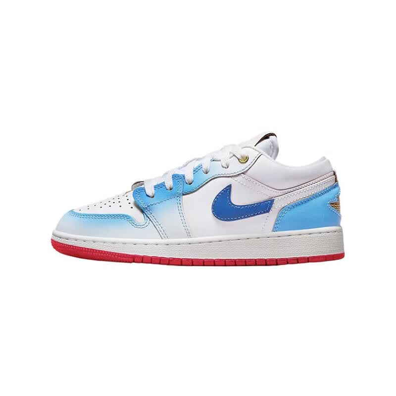 NIKEyykids AJ1 LOW(GS)篮球鞋儿童2023年新款舒适耐磨低帮休闲鞋 FN8895-141 37.5使用感如何?