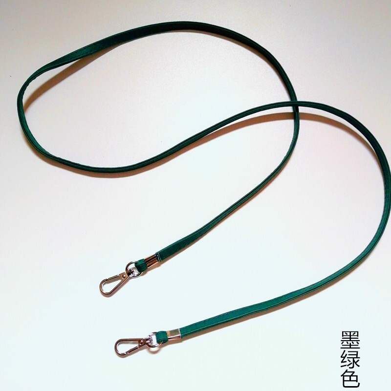 配件包带包链肩带背包带子单肩斜挎带女士单买小包包带条链条 墨绿色