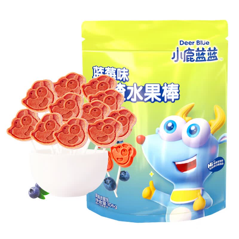 小鹿蓝蓝_山楂果然棒蓝莓味 宝宝零食山楂果脯蜜饯鲜果制作 106g使用感如何?