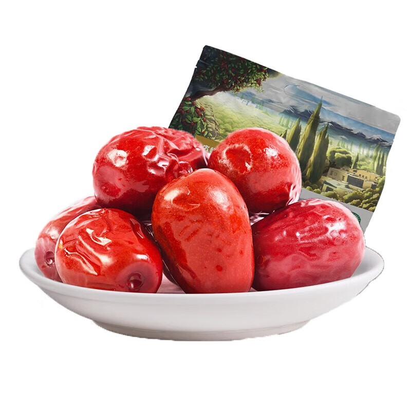 八大怪新疆特级阿克苏骏枣休闲营养大枣干货可夹核桃 骏枣500g*1袋