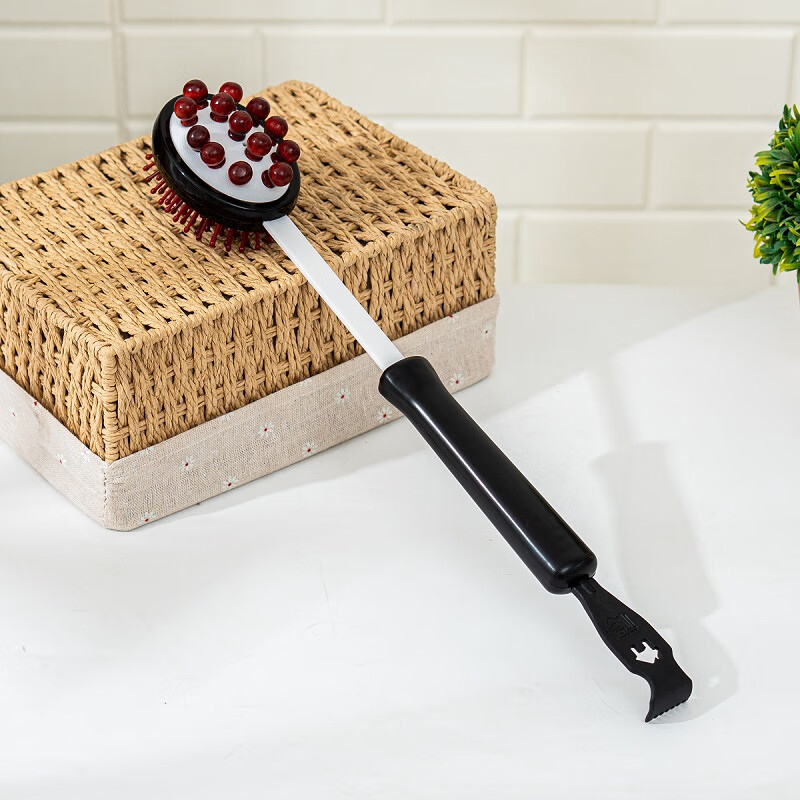 按摩捶敲打锤子桃木按摩锤按摩棒拍打棒保健经络拍健身锤敲背锤 加长