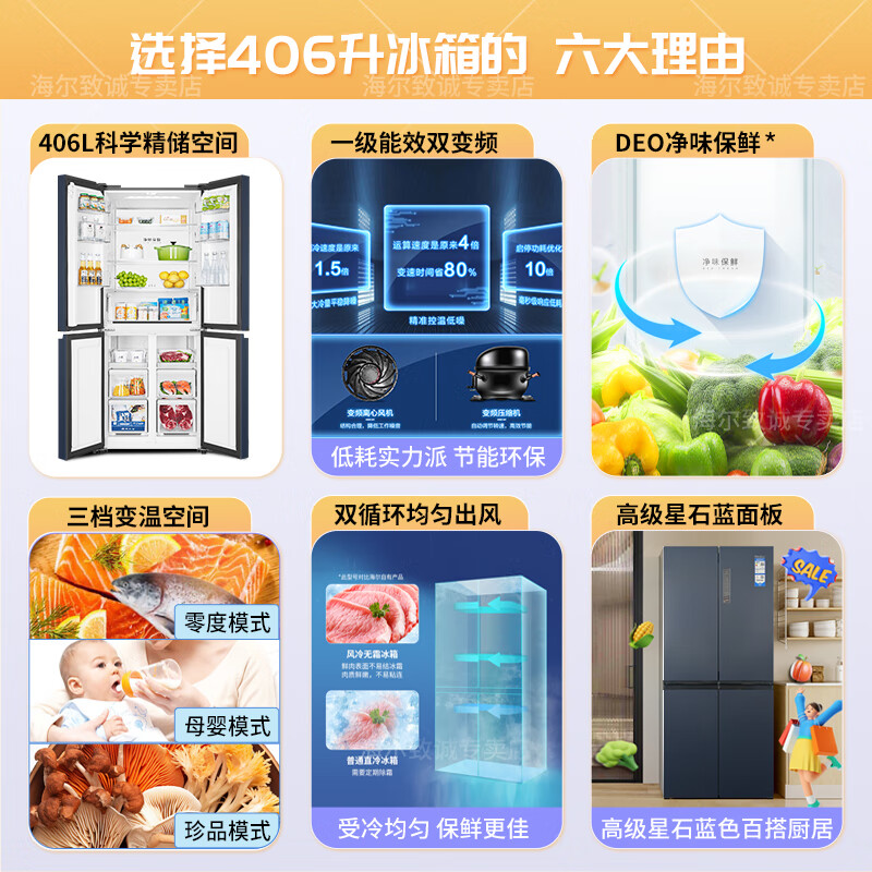 海尔BCD-406WLHTDEDB9冰箱怎么样?评测:热门推荐,不容错过