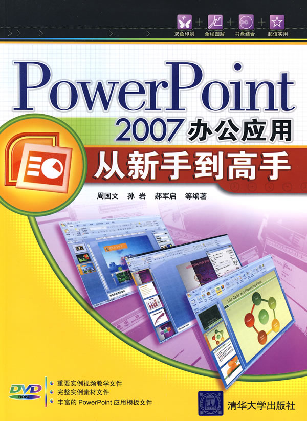 powerpoint2007办公应用从新手到高手 周国文【正版好书,下单速发】