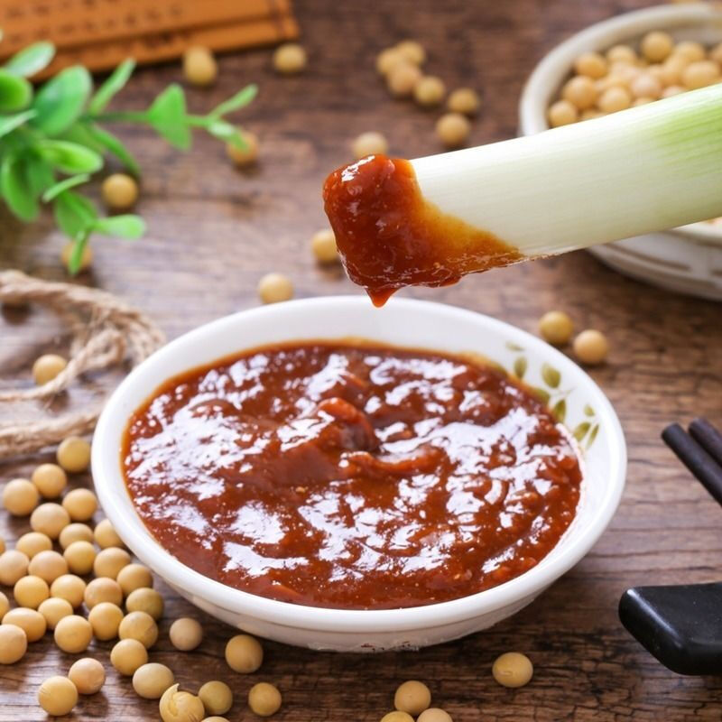 太阳岛黄豆酱 太阳岛黄豆酱500g袋装豆瓣酱东北大酱拌面葱伴侣葱蘸酱